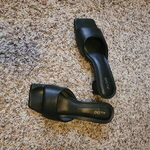 Aldo Block 1" slide in heels
